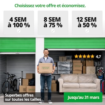 Depotium Mini Entrepôt - Cartoucherie Promotion